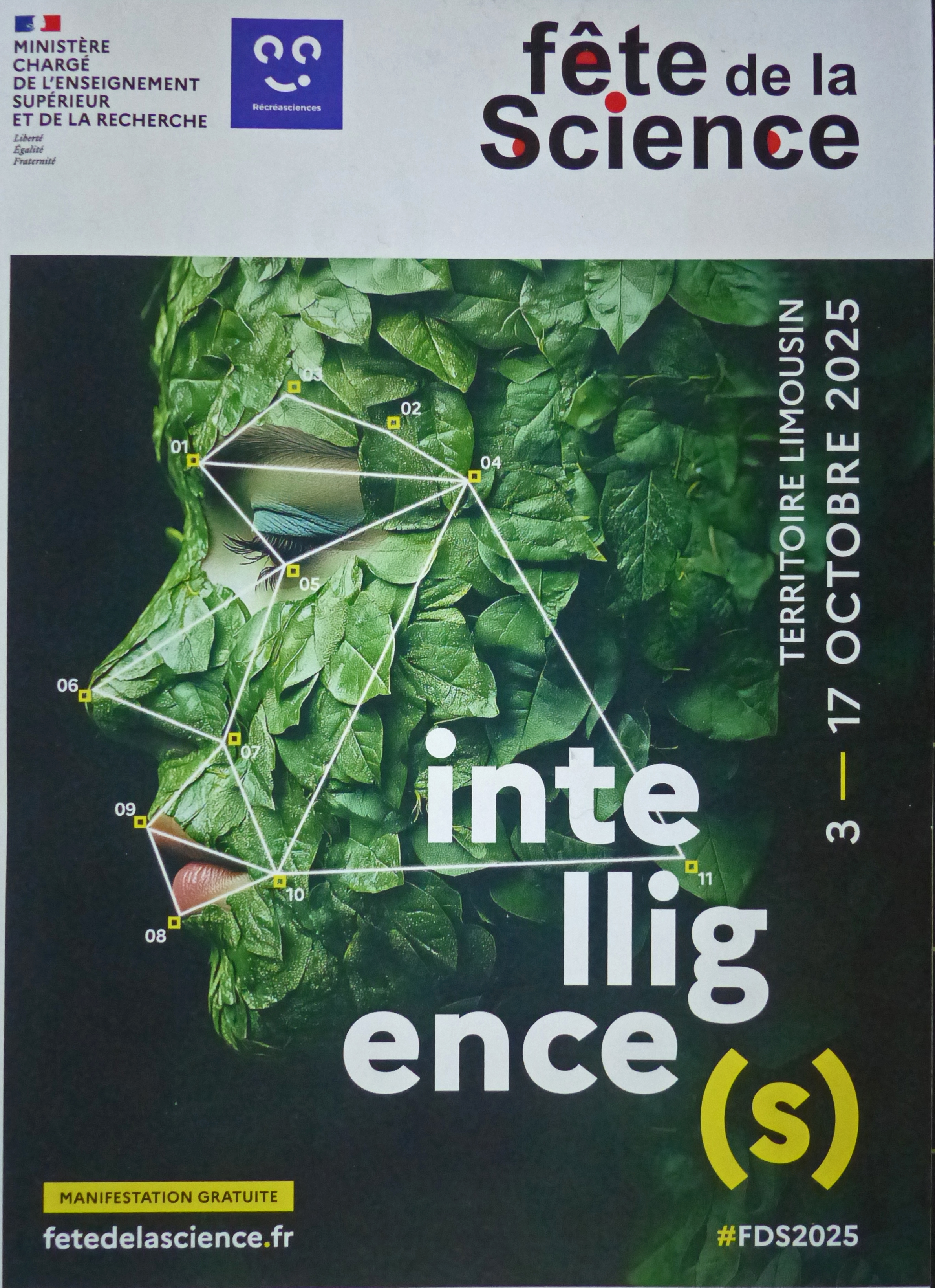 Affiche fête de la science 2025